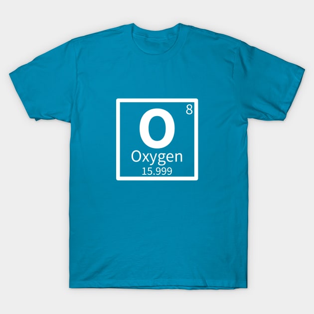 Oxygen — Periodic Table Element 8 T-Shirt by periodicimprints